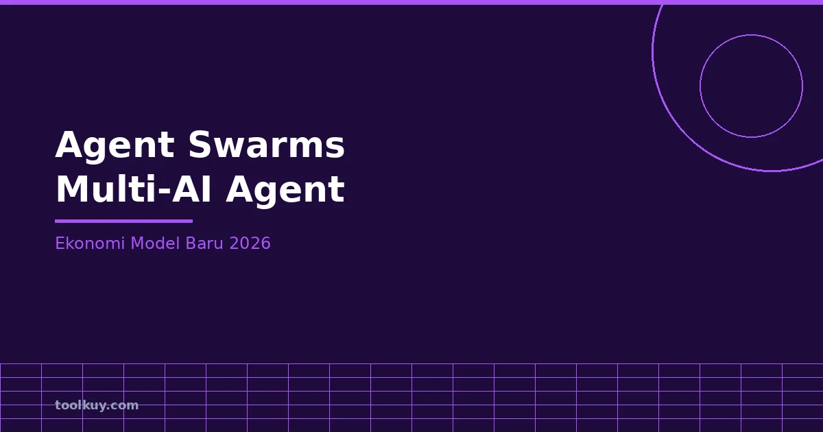 Agent Swarms: Cara Kerja Multi-AI Agent dan Ekonomi Model Baru di 2026