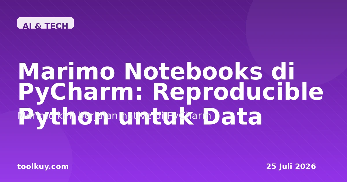 Marimo Notebooks di PyCharm (2026)