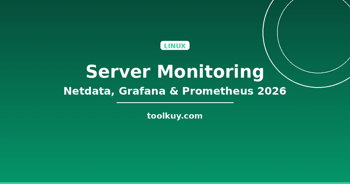 Monitoring Server Self-Hosted: Netdata, Grafana