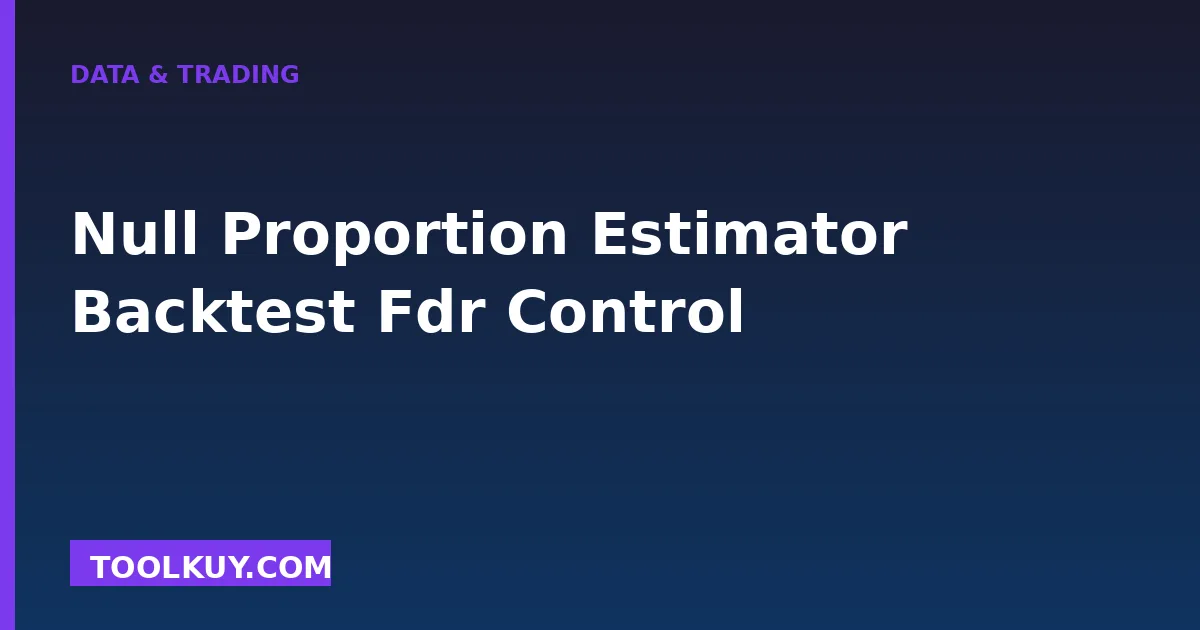 Null Proportion Estimator (2026)