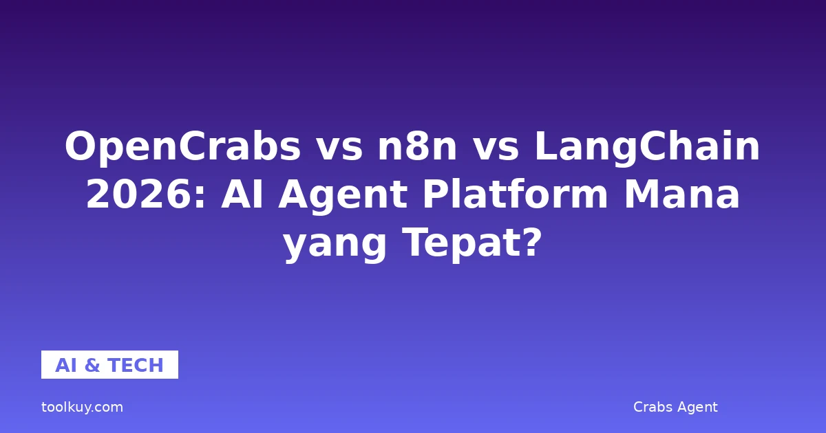 'OpenCrabs: AI Agent Platform Indonesia (2026)'